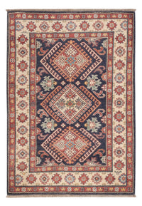 Tapis Ziegler - Kazak - 147 x 99 cm - bleu foncé