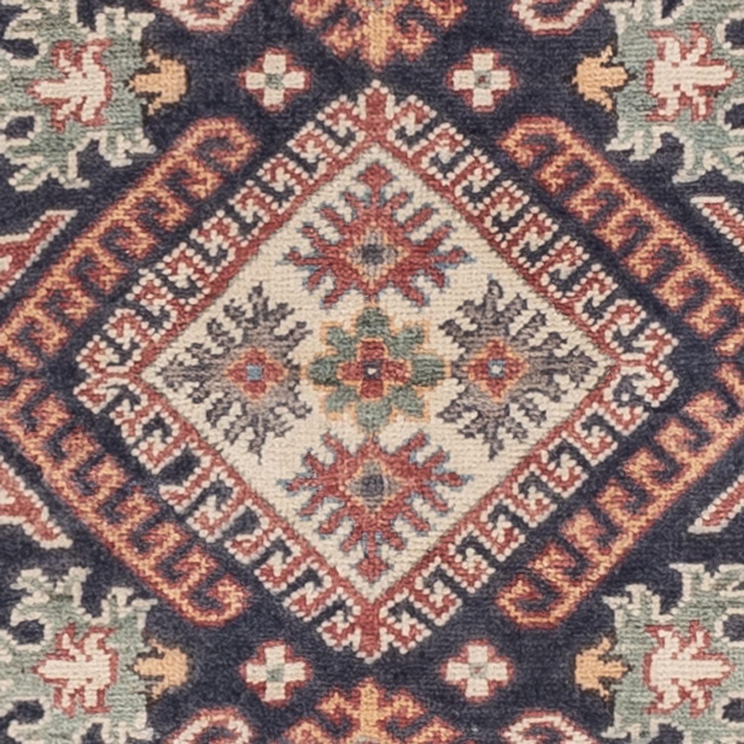 Tapis Ziegler - Kazak - 147 x 99 cm - bleu foncé
