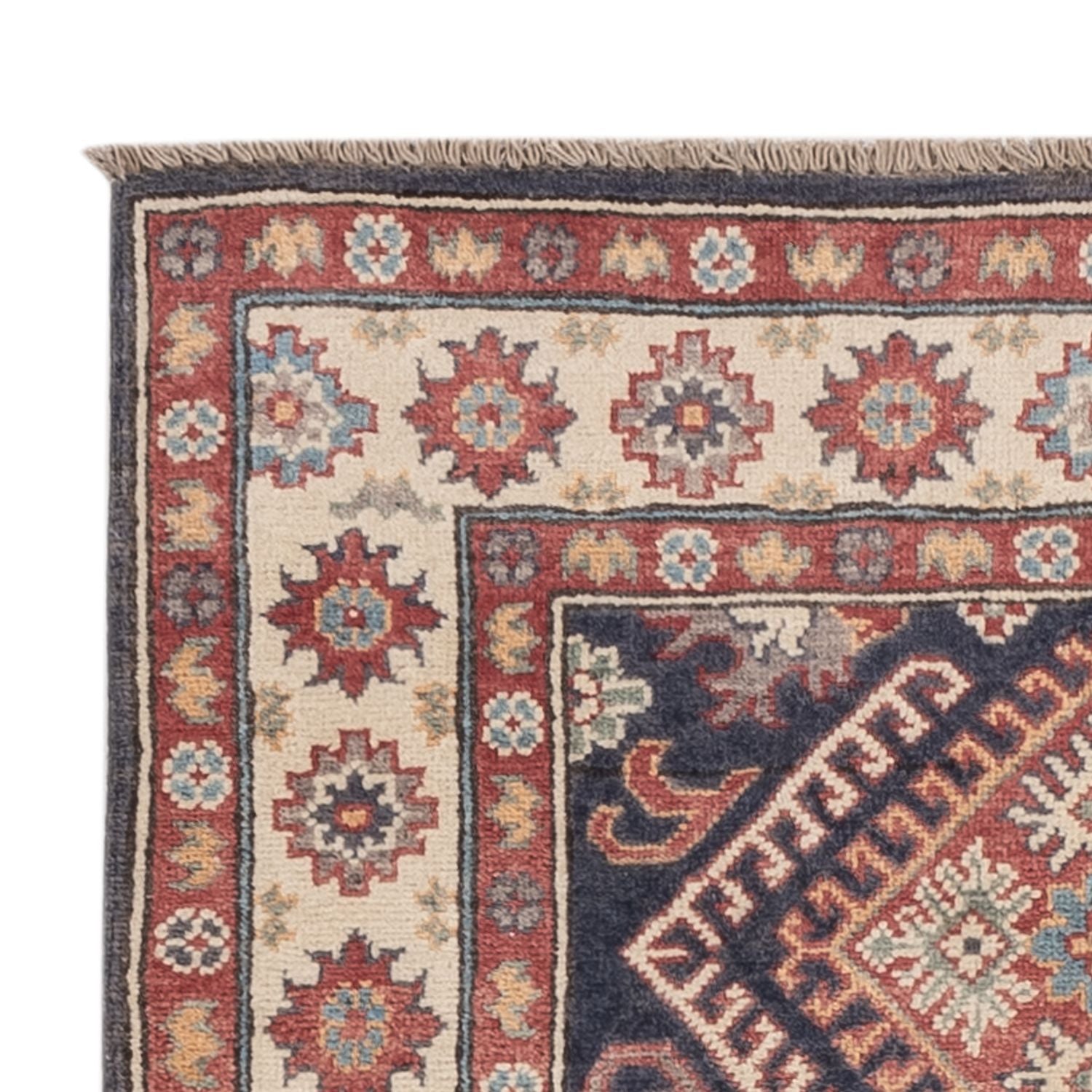 Tapis Ziegler - Kazak - 147 x 99 cm - bleu foncé