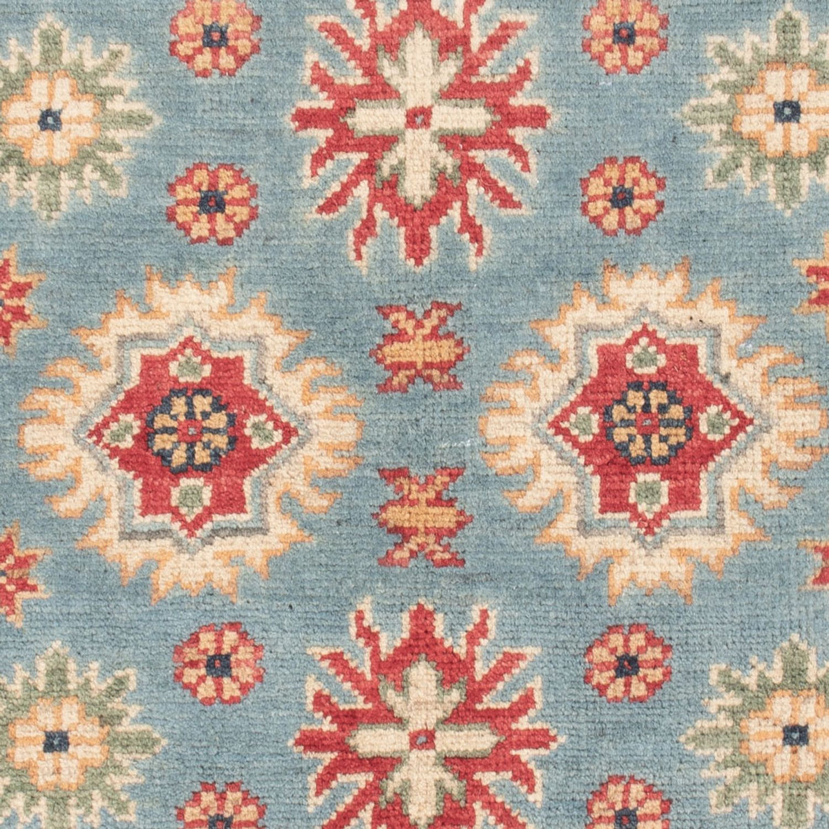 Tapis Ziegler - Kazak - 124 x 81 cm - bleu clair