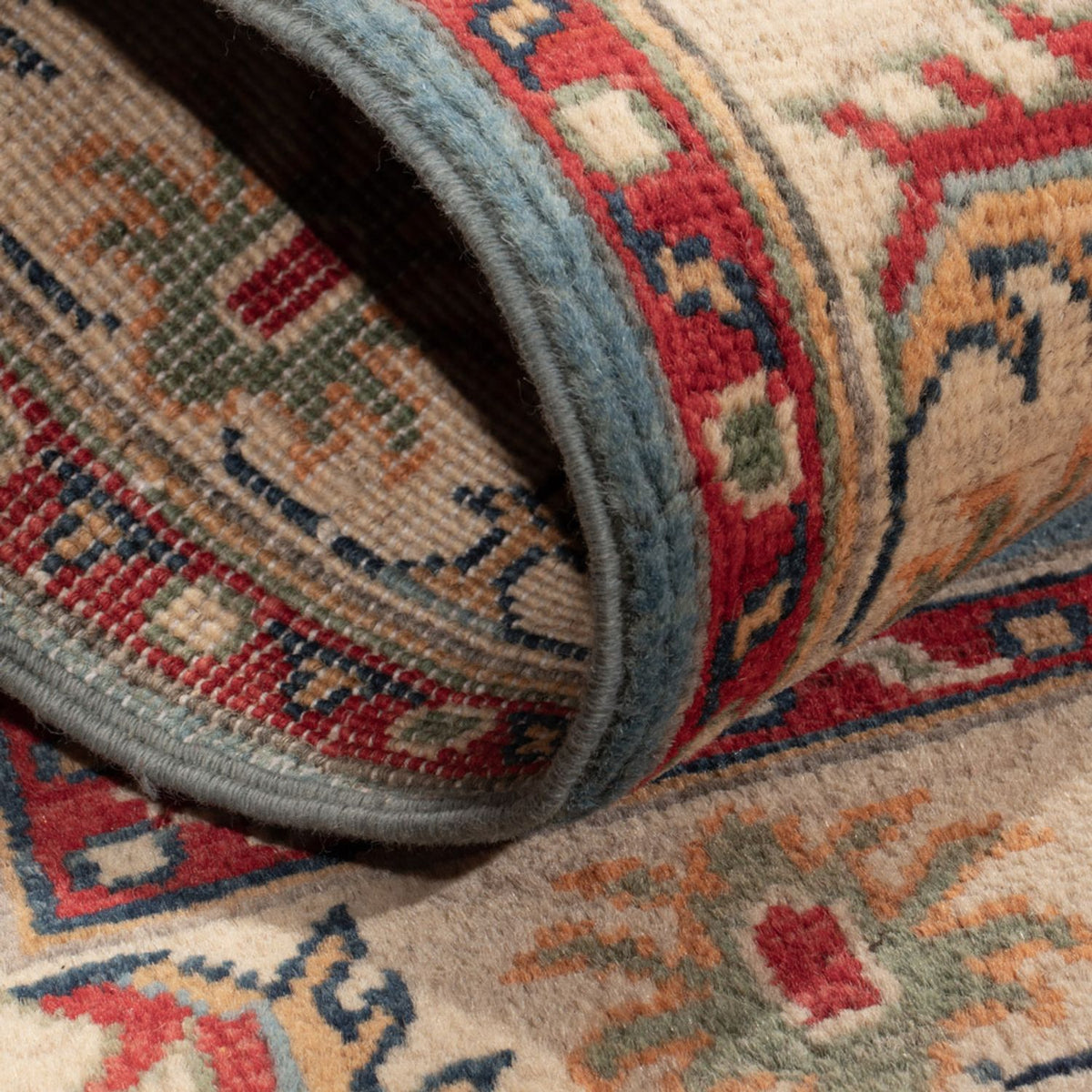 Tapis Ziegler - Kazak - 124 x 81 cm - bleu clair