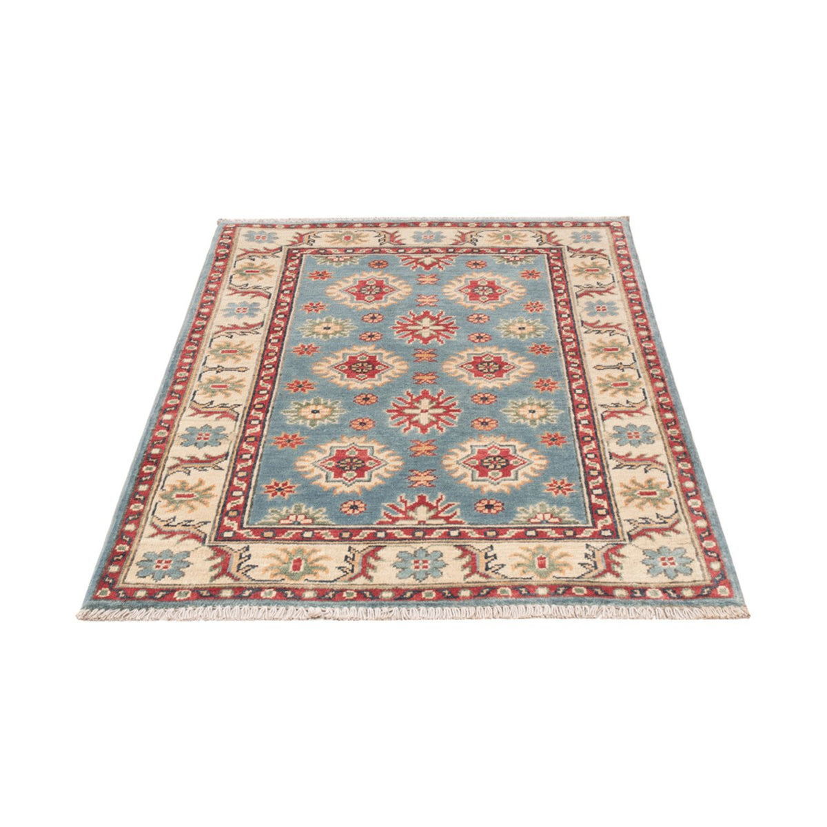 Tapis Ziegler - Kazak - 124 x 81 cm - bleu clair