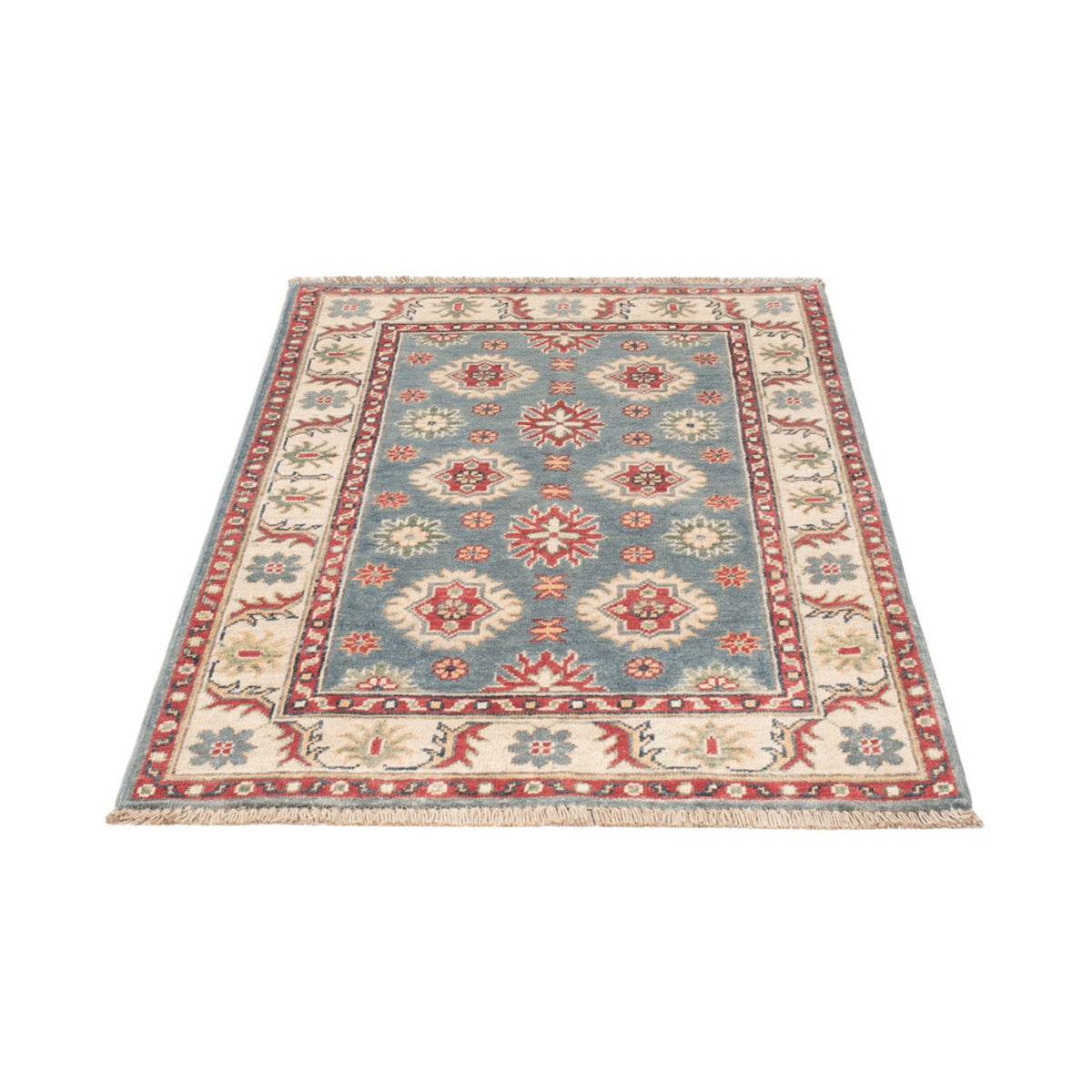 Tapis Ziegler - Kazak - 122 x 80 cm - bleu clair