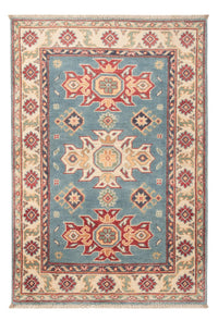 Tapis Ziegler - Kazak - 123 x 83 cm - bleu clair