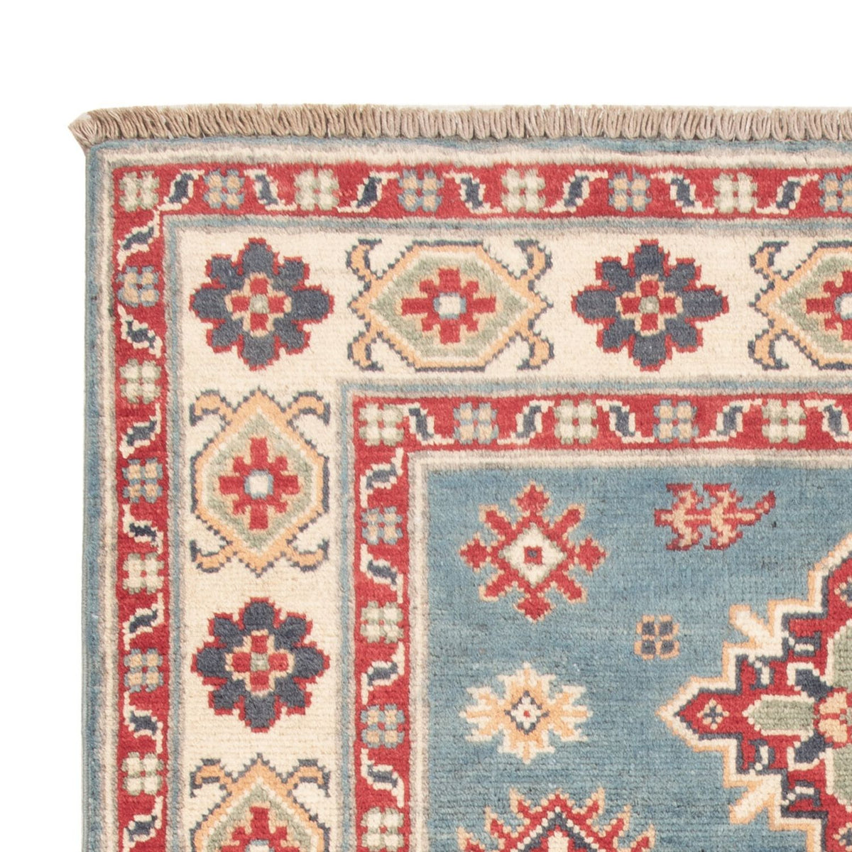 Tapis Ziegler - Kazak - 121 x 84 cm - bleu clair