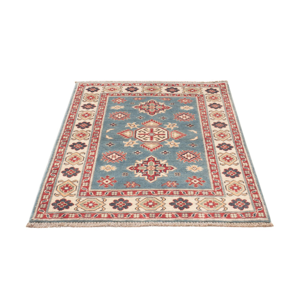 Tapis Ziegler - Kazak - 121 x 84 cm - bleu clair