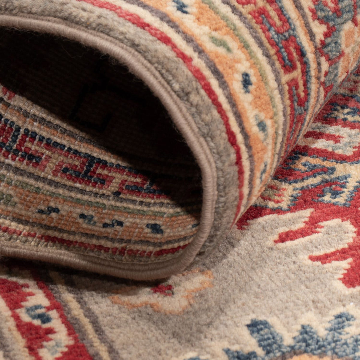 Tapis Ziegler - Kazak - 120 x 77 cm - bleu clair