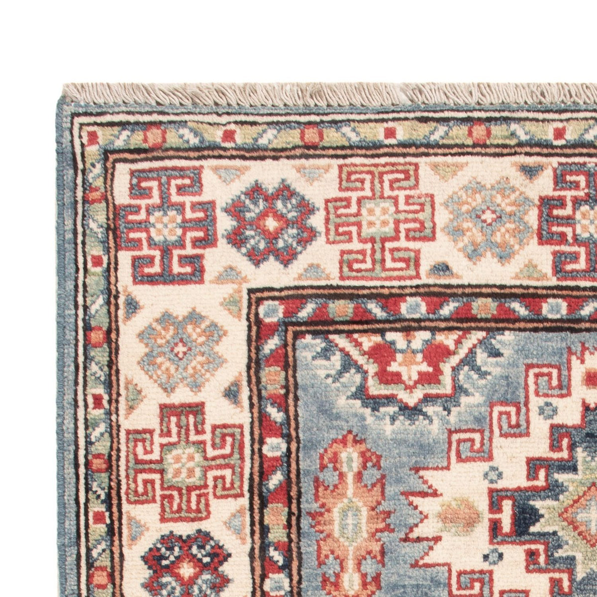 Tapis Ziegler - Kazak - 128 x 82 cm - bleu clair