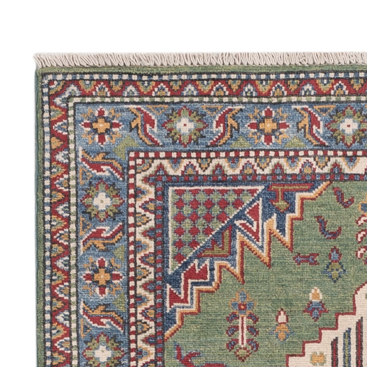 Tapis Ziegler - Kazak - 144 x 101 cm - vert