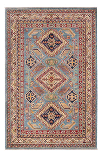 Tapis Ziegler - Kazak - 185 x 120 cm - bleu clair