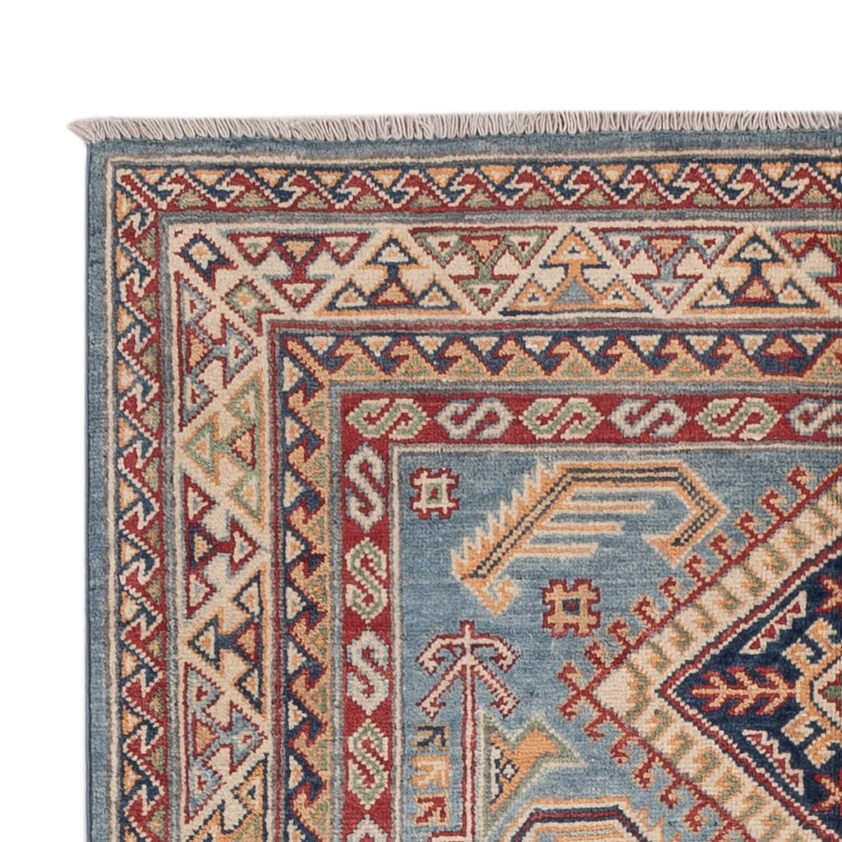 Tapis Ziegler - Kazak - 185 x 120 cm - bleu clair