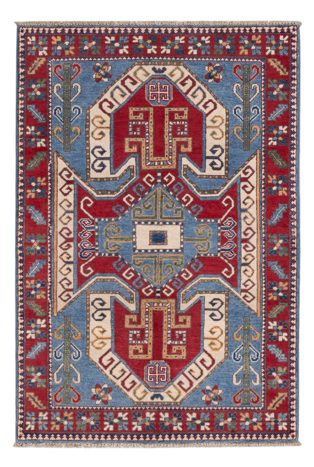 Tapis Ziegler - Kazak - 150 x 100 cm - multicolore