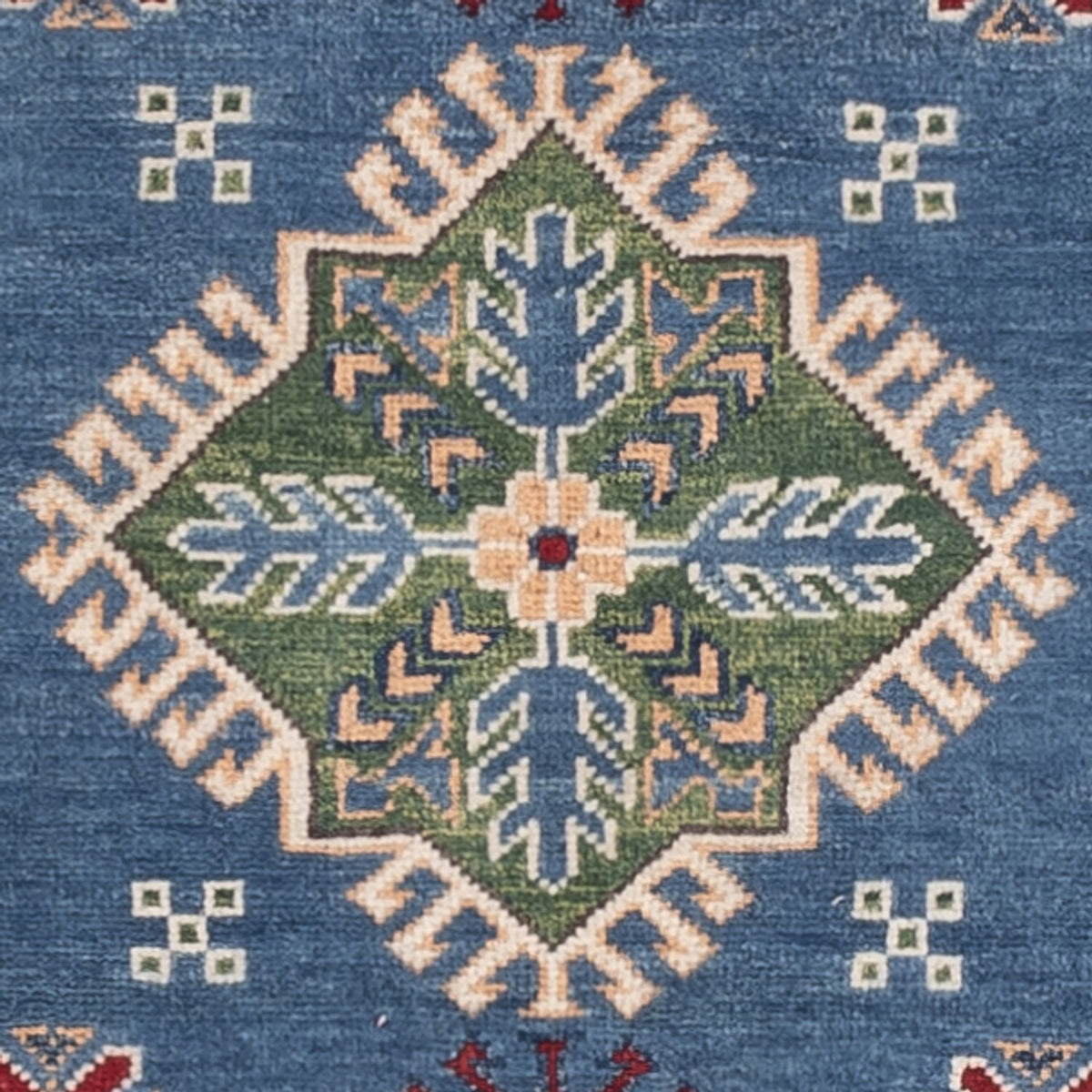 Tapis Ziegler - Kazak - 142 x 101 cm - bleu