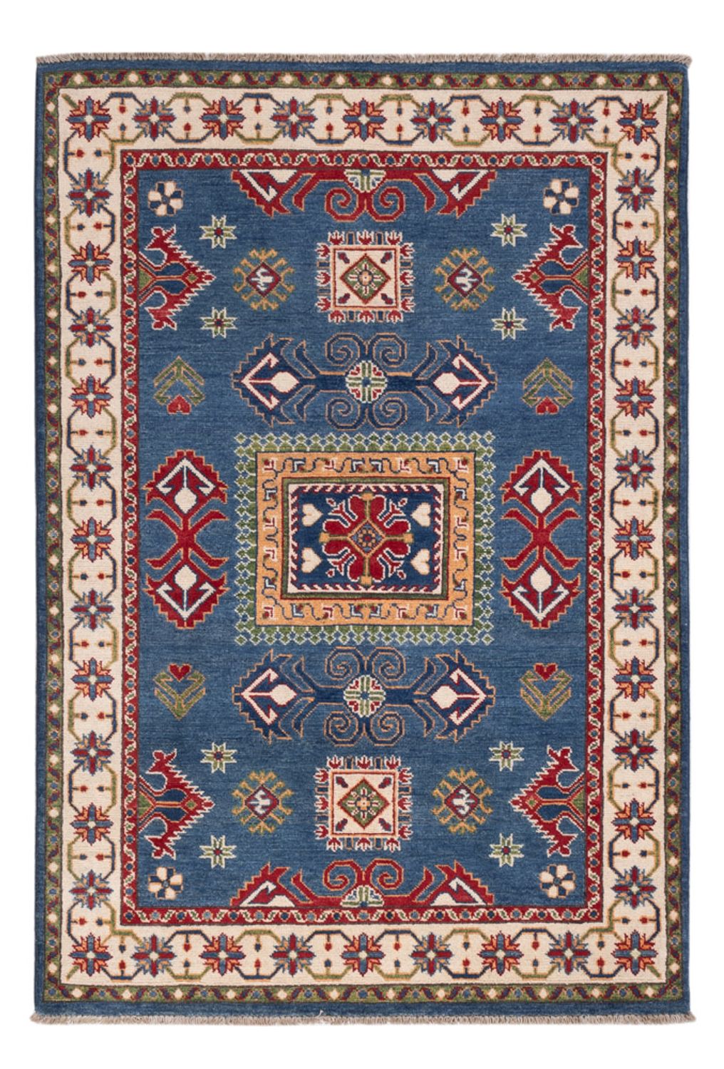 Tapis Ziegler - Kazak - 180 x 122 cm - bleu