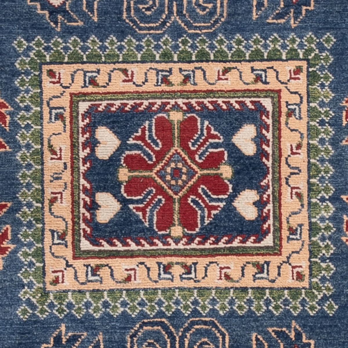 Tapis Ziegler - Kazak - 188 x 122 cm - bleu