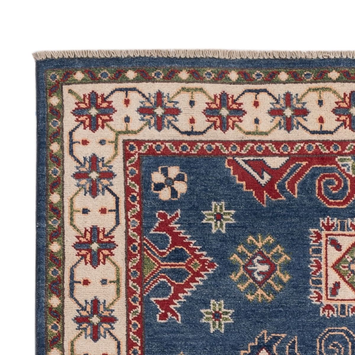 Tapis Ziegler - Kazak - 188 x 122 cm - bleu