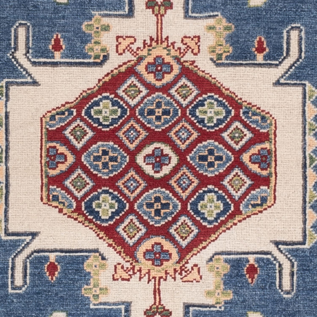 Tapis Ziegler - Kazak - 183 x 122 cm - bleu