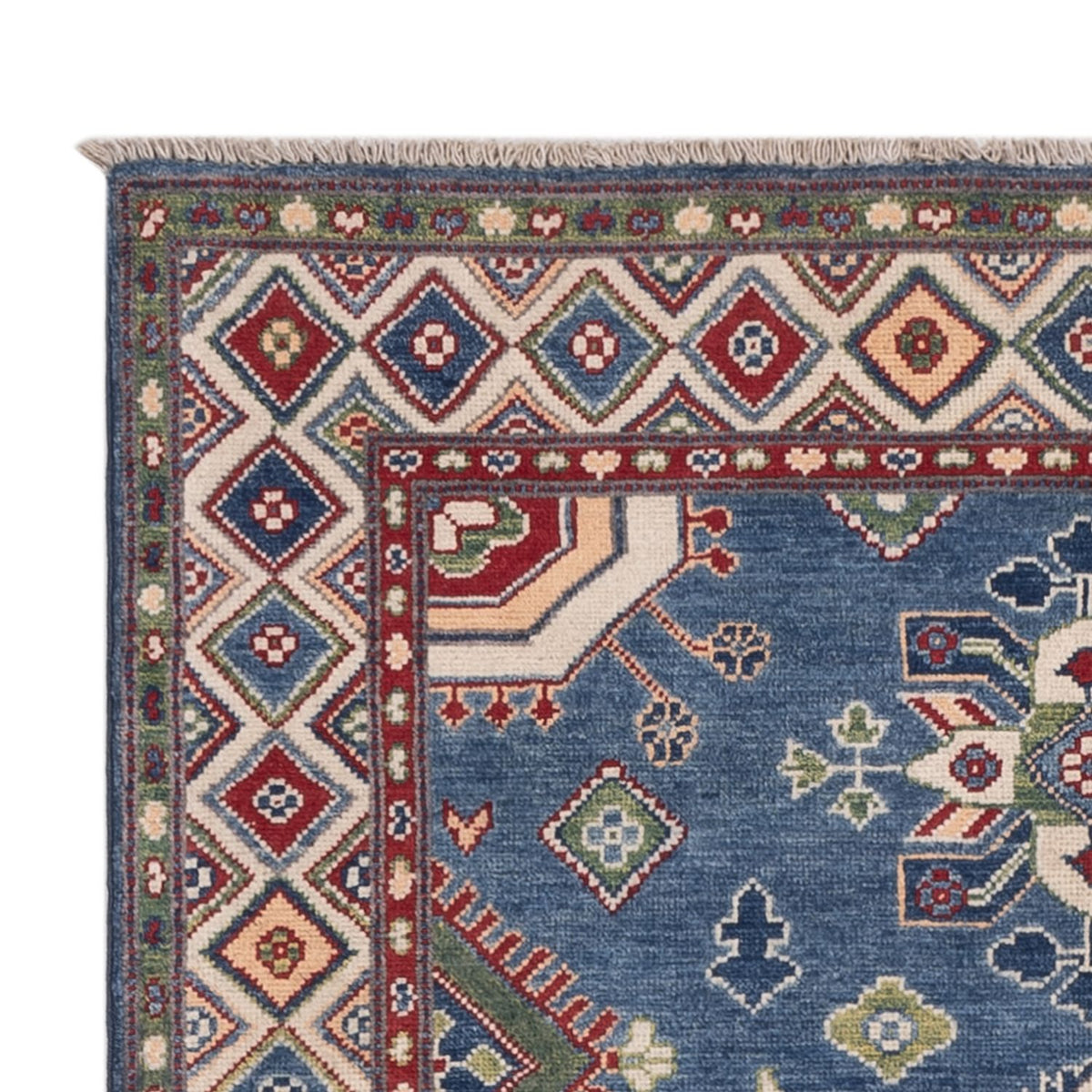 Tapis Ziegler - Kazak - 183 x 122 cm - bleu