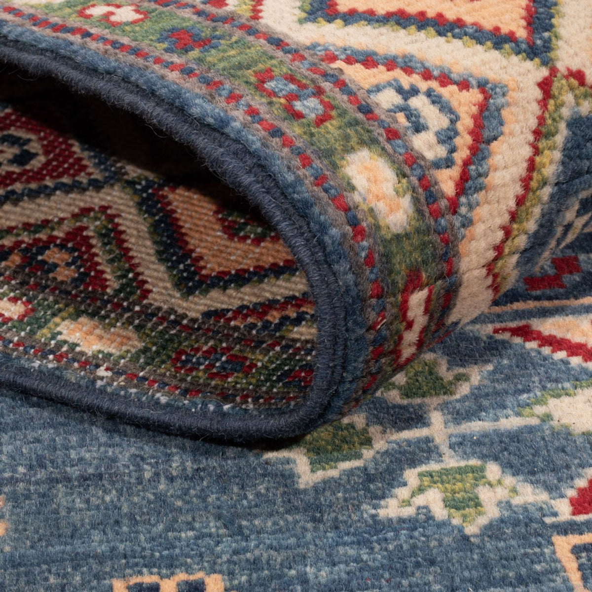 Tapis Ziegler - Kazak - 183 x 122 cm - bleu