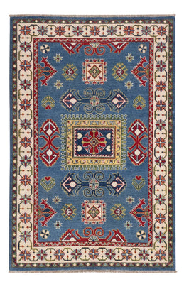 Tapis Ziegler - Kazak - 184 x 121 cm - bleu