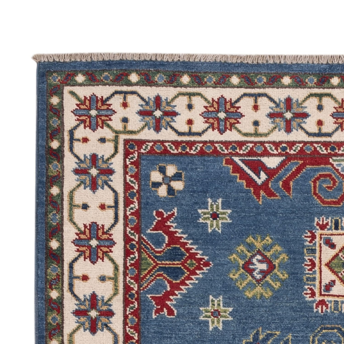 Tapis Ziegler - Kazak - 184 x 121 cm - bleu