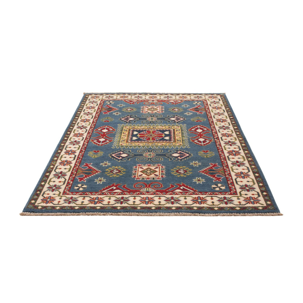 Tapis Ziegler - Kazak - 184 x 121 cm - bleu