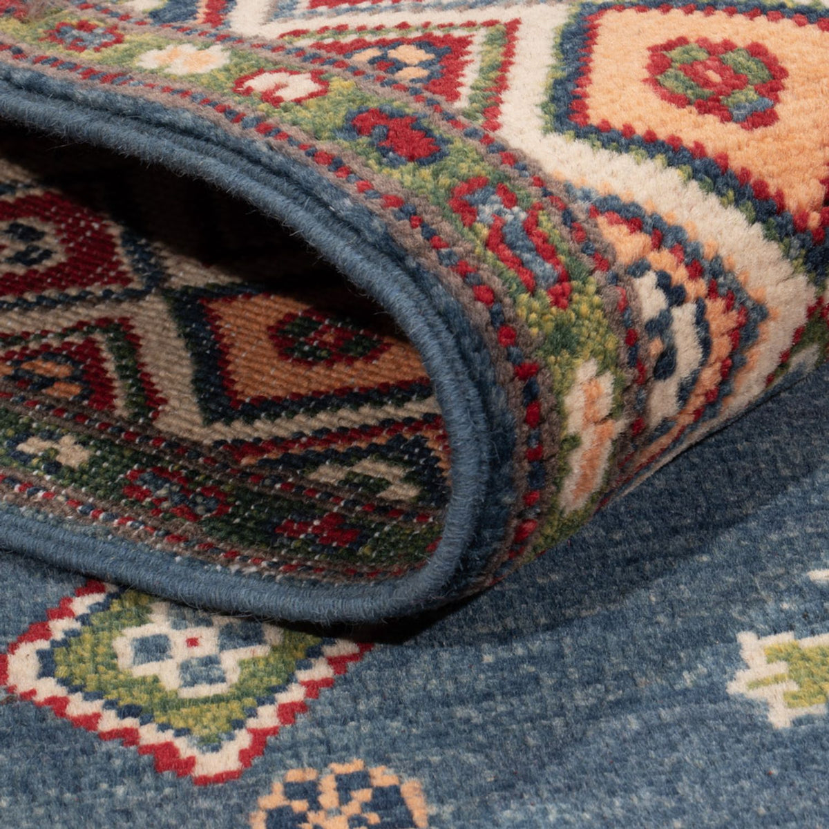 Tapis Ziegler - Kazak - 182 x 120 cm - bleu