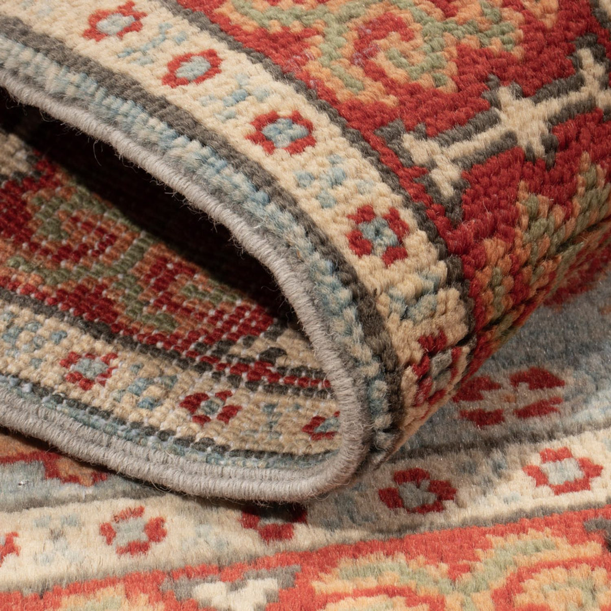 Tapis Ziegler - Kazak - 86 x 62 cm - bleu clair