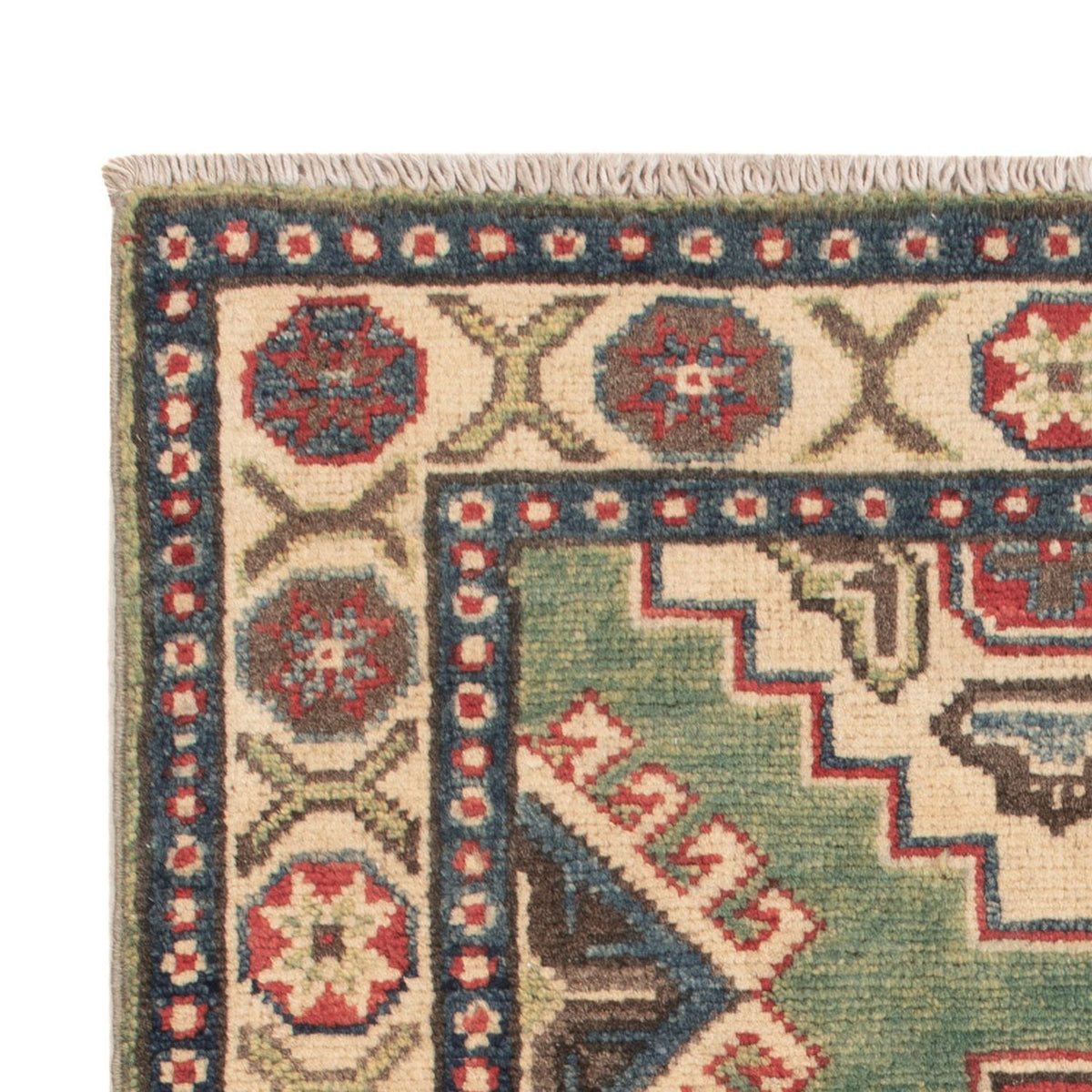 Tapis Ziegler - Kazak - 90 x 60 cm - vert