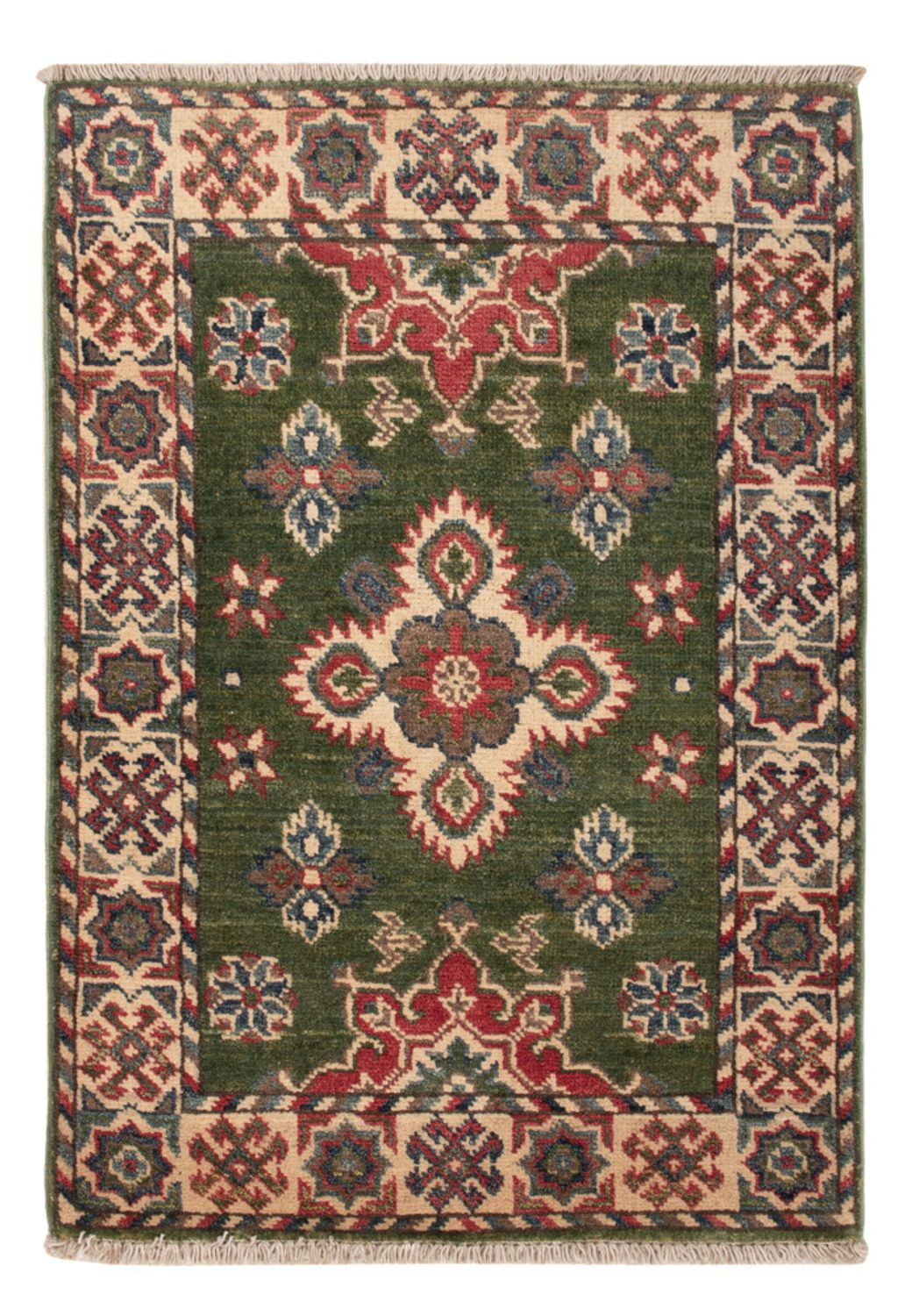 Tapis Ziegler - Kazak - 86 x 60 cm - vert