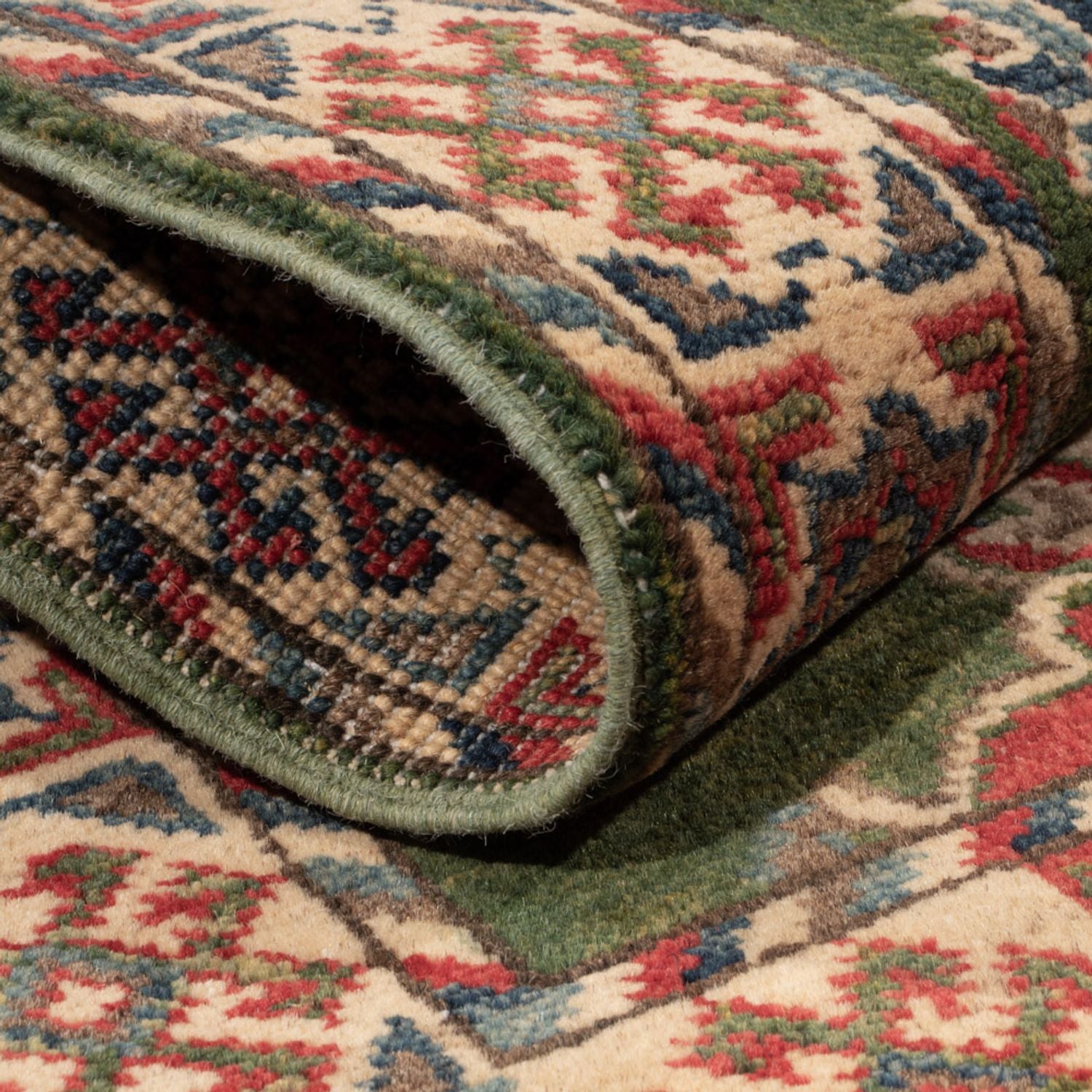 Tapis Ziegler - Kazak - 86 x 60 cm - vert