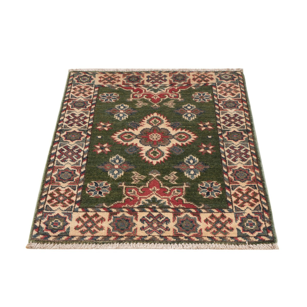 Tapis Ziegler - Kazak - 86 x 60 cm - vert