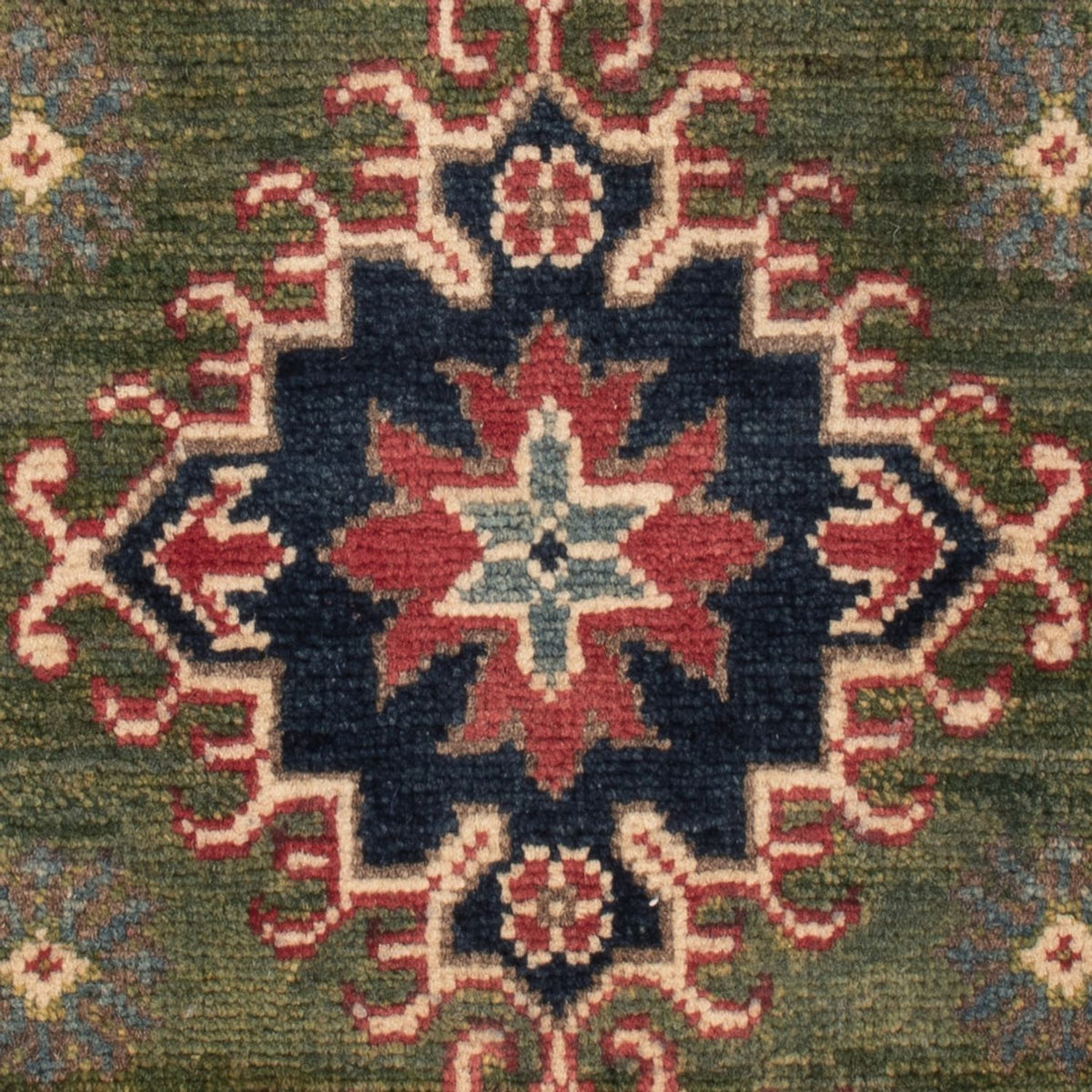 Tapis Ziegler - Kazak - 94 x 60 cm - vert