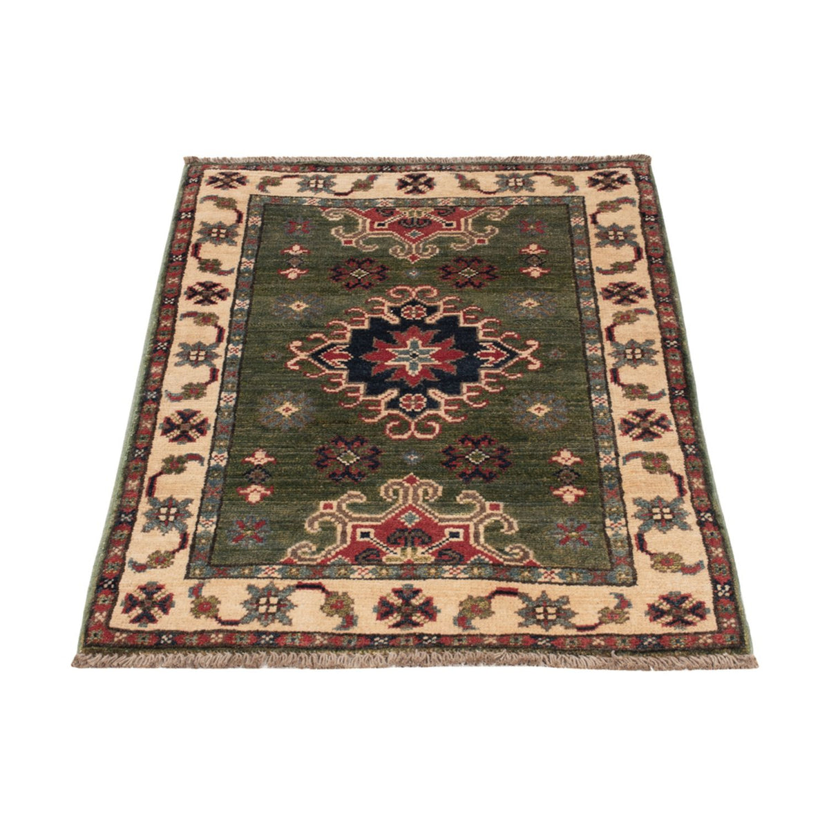 Tapis Ziegler - Kazak - 94 x 60 cm - vert