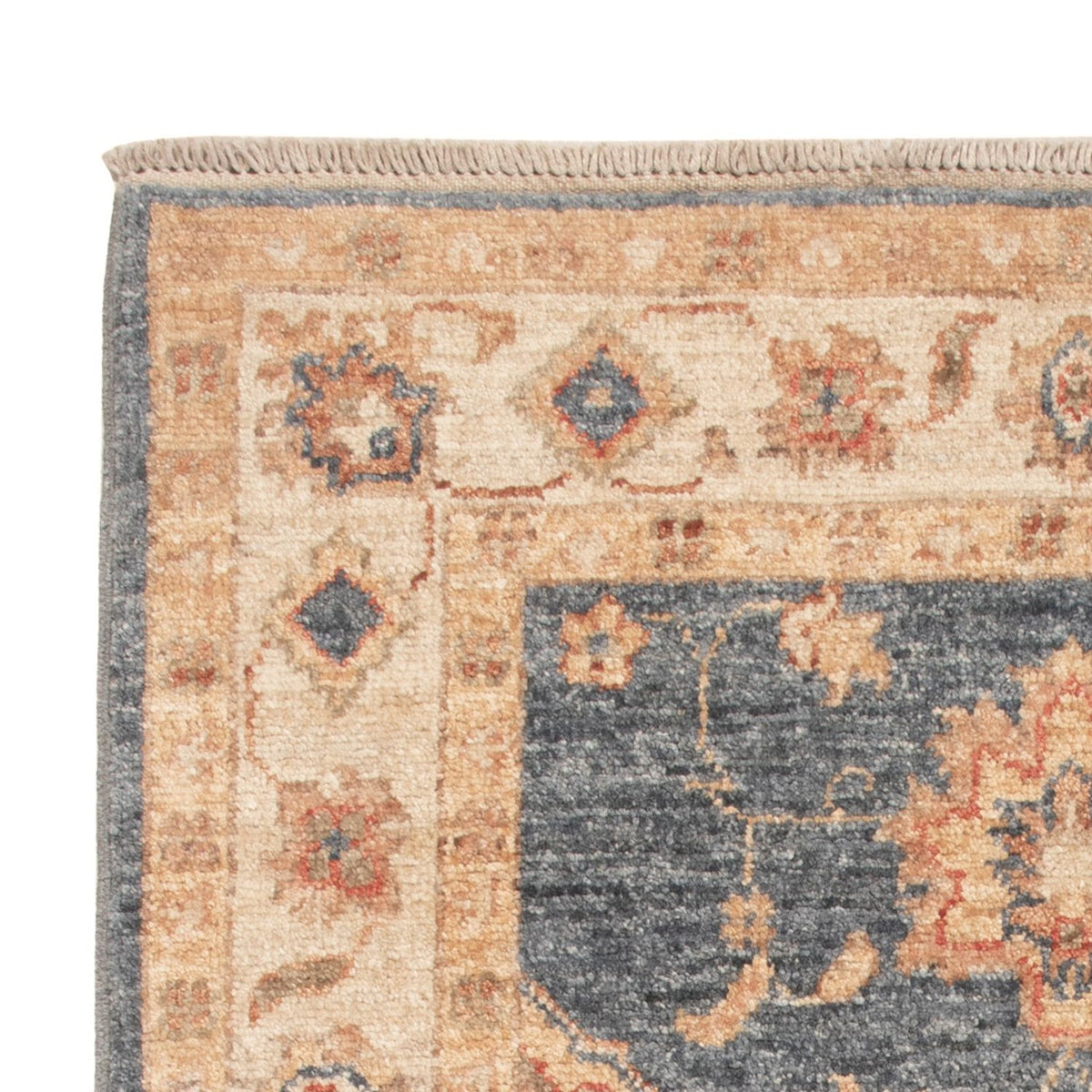 Tapis Ziegler - 98 x 68 cm - bleu foncé