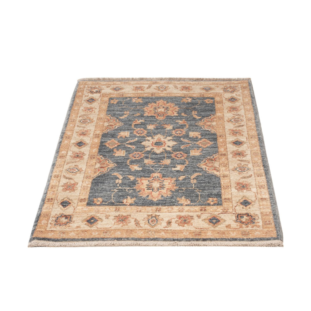 Tapis Ziegler - 98 x 68 cm - bleu foncé