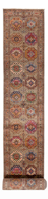 Tapis de couloir Tapis Ziegler - Ariana - 922 x 82 cm - beige foncé