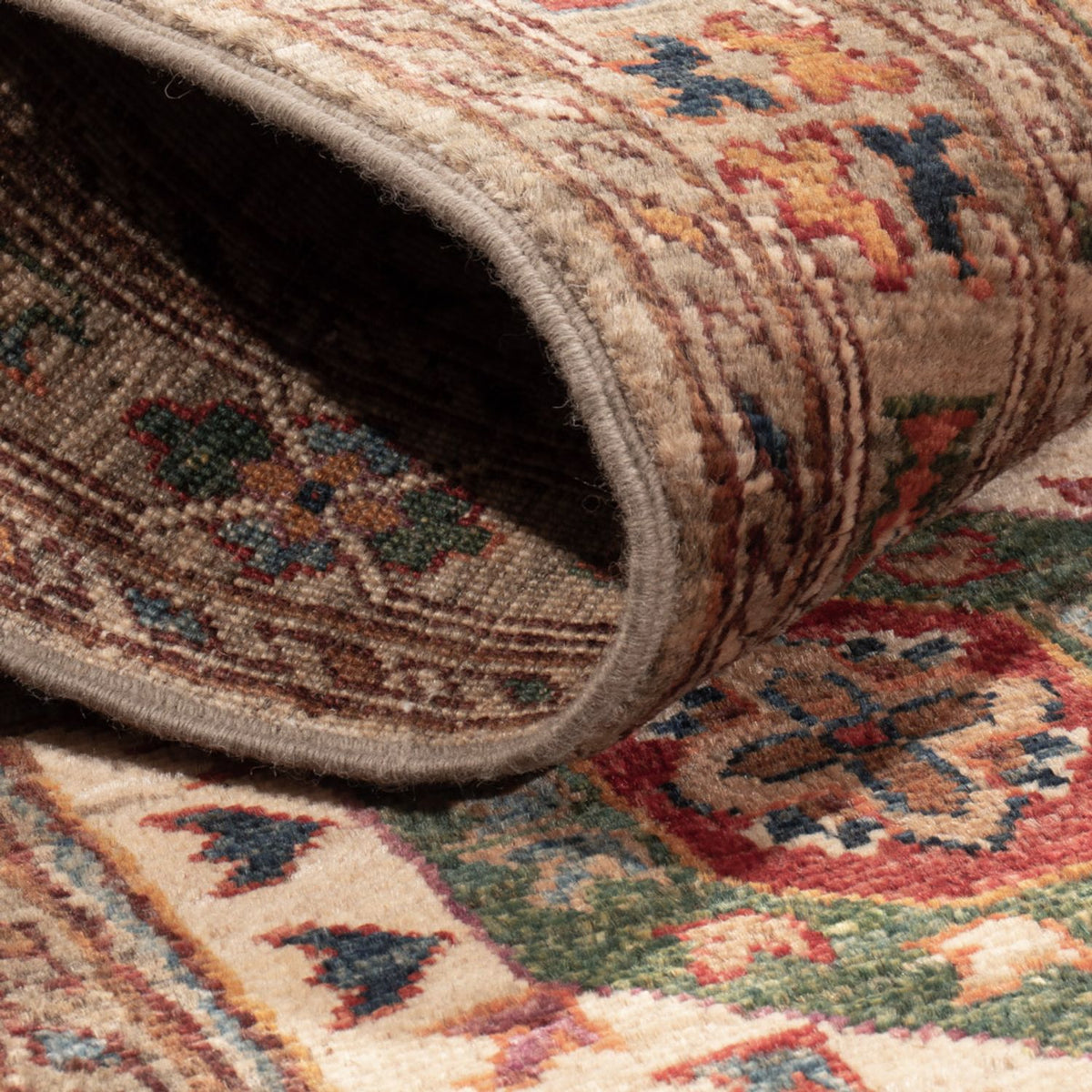 Tapis de couloir Tapis Ziegler - Ariana - 922 x 82 cm - beige foncé