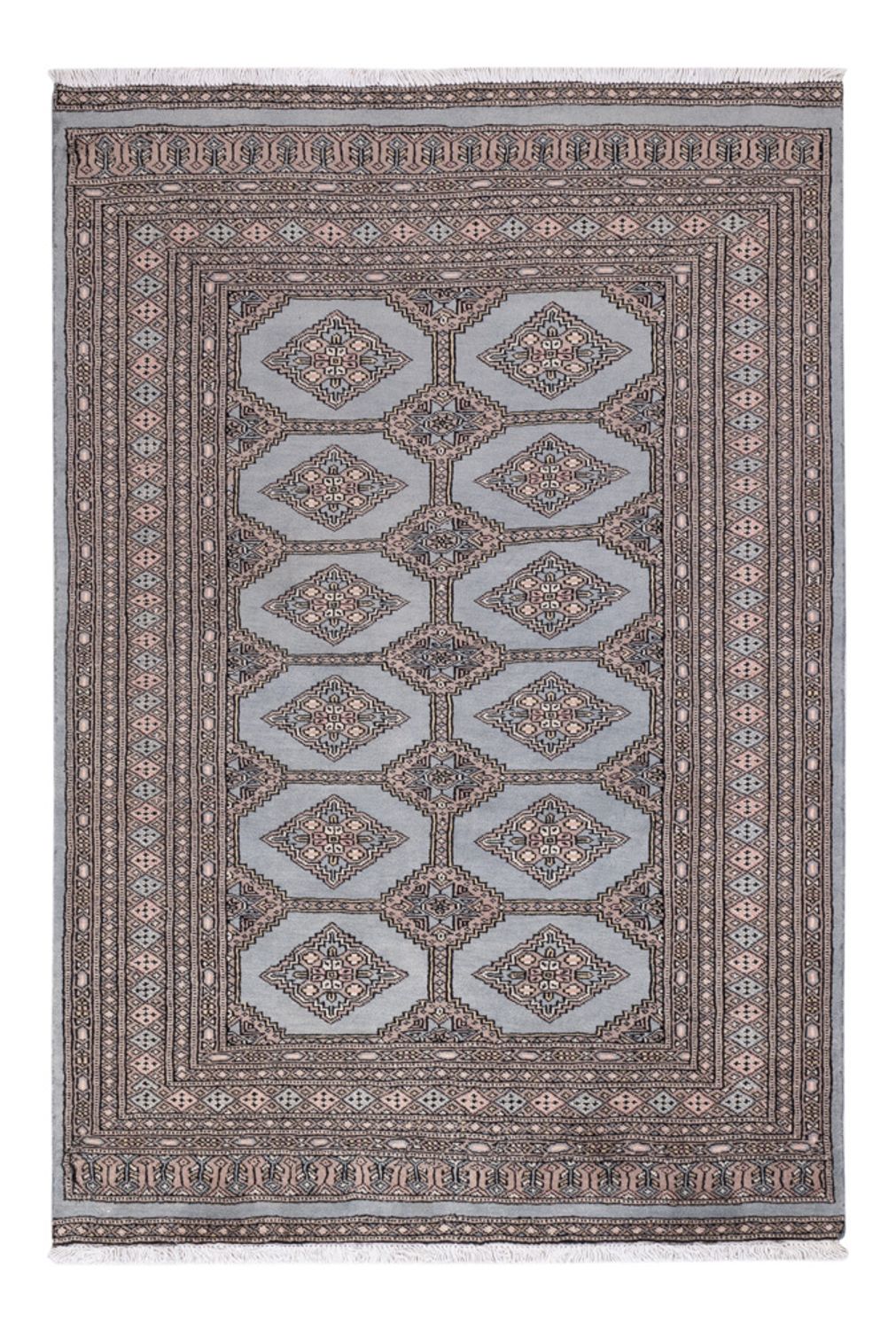 Tapis Pakistani - 181 x 124 cm - bleu clair