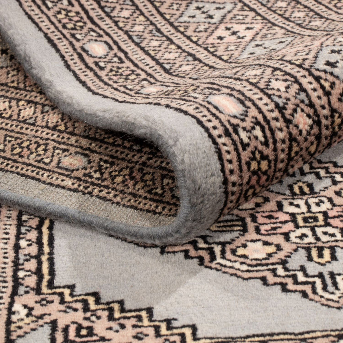 Tapis Pakistani - 181 x 124 cm - bleu clair