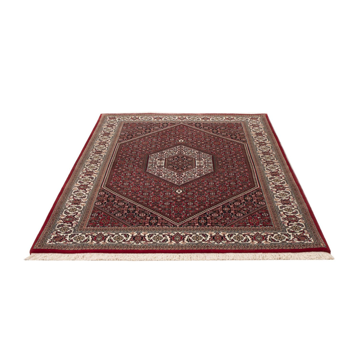 Tapis oriental - Bidjar - Indus - 184 x 122 cm - beige foncé