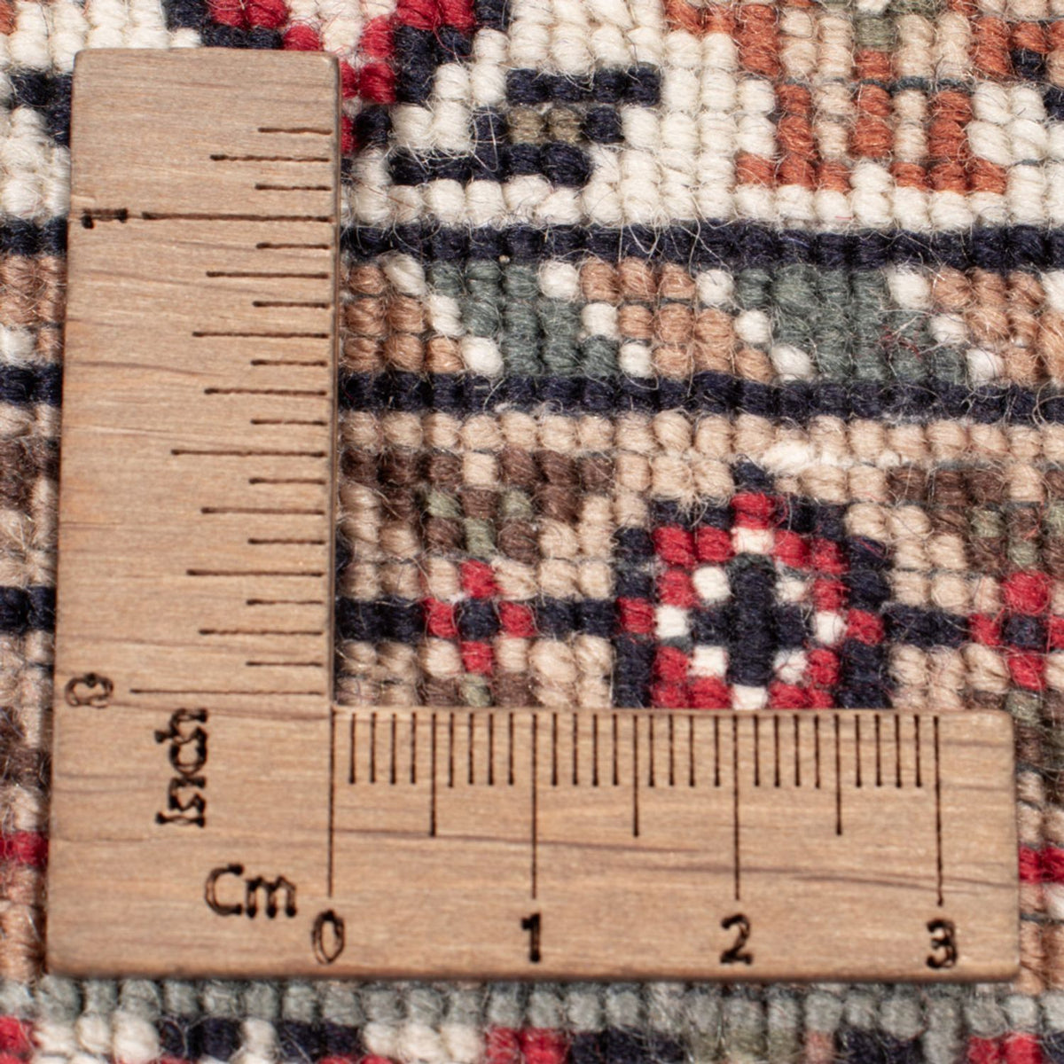 Tapis oriental - Bidjar - Indus - 184 x 122 cm - beige foncé