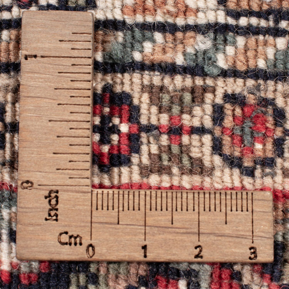 Tapis oriental - Bidjar - Indus - 182 x 123 cm - beige foncé