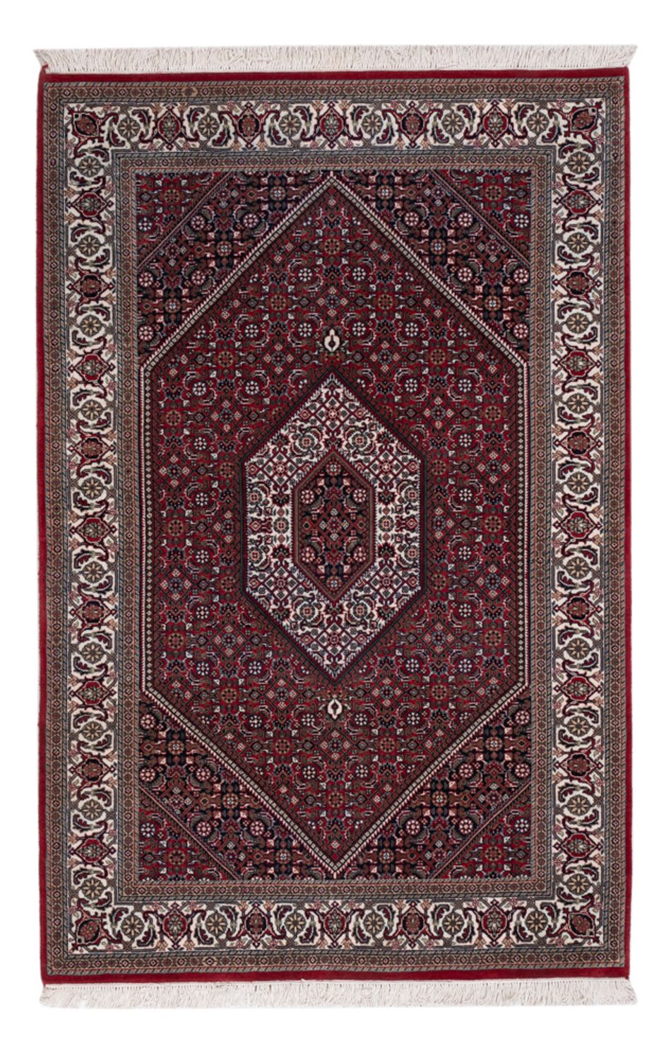 Tapis oriental - Bidjar - Indus - 184 x 121 cm - beige foncé