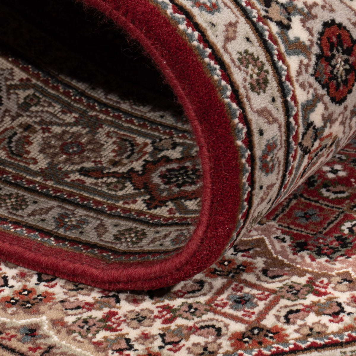 Tapis oriental - Tabriz - 186 x 124 cm - beige foncé