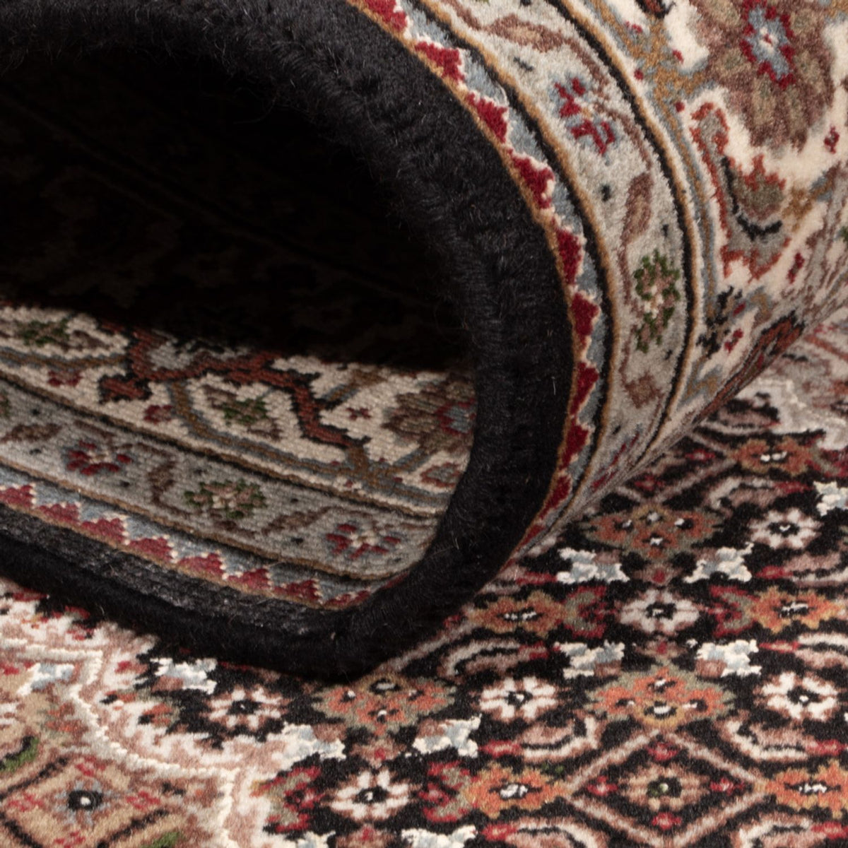 Tapis oriental - Tabriz - 188 x 123 cm - beige foncé