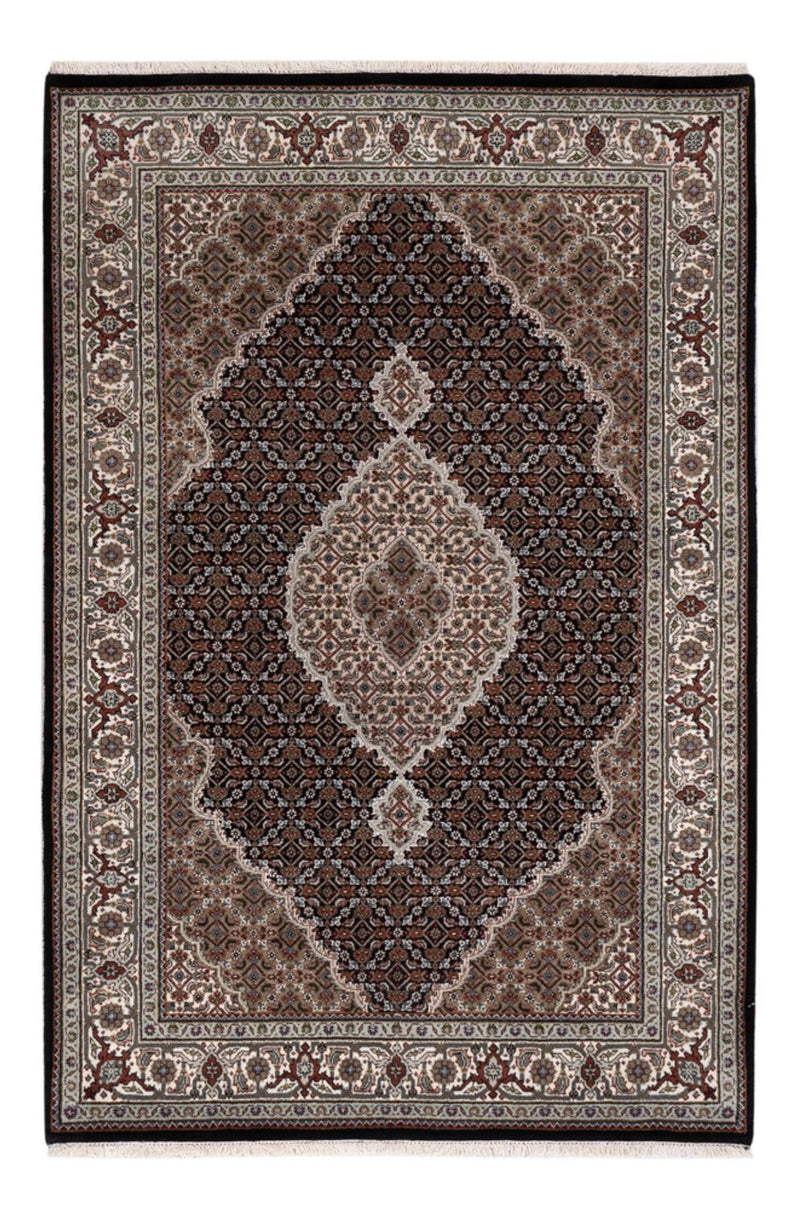 Tapis oriental - Tabriz - 187 x 124 cm - beige foncé