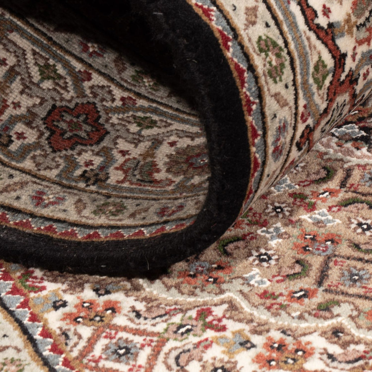 Tapis oriental - Tabriz - 187 x 124 cm - beige foncé