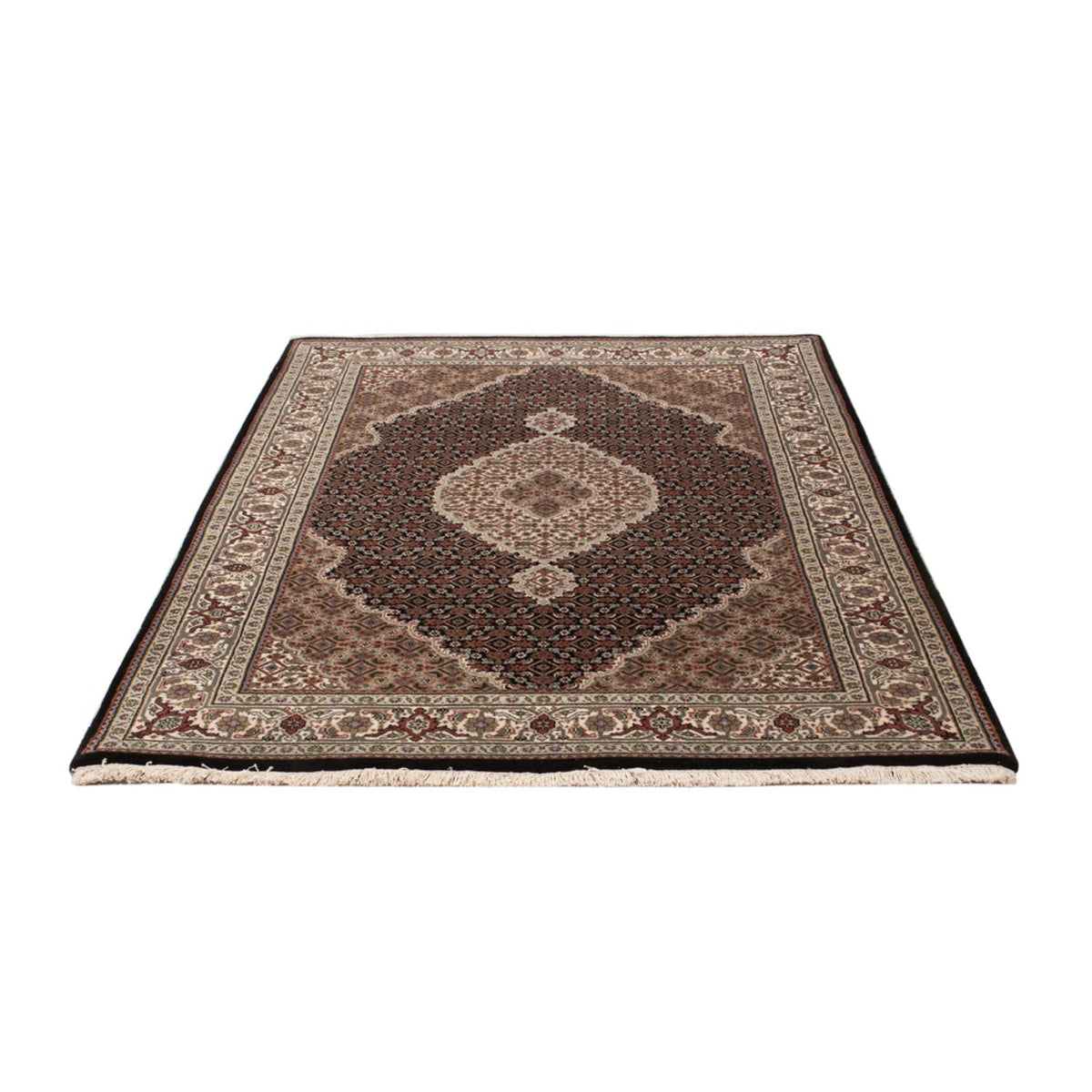 Tapis oriental - Tabriz - 187 x 124 cm - beige foncé