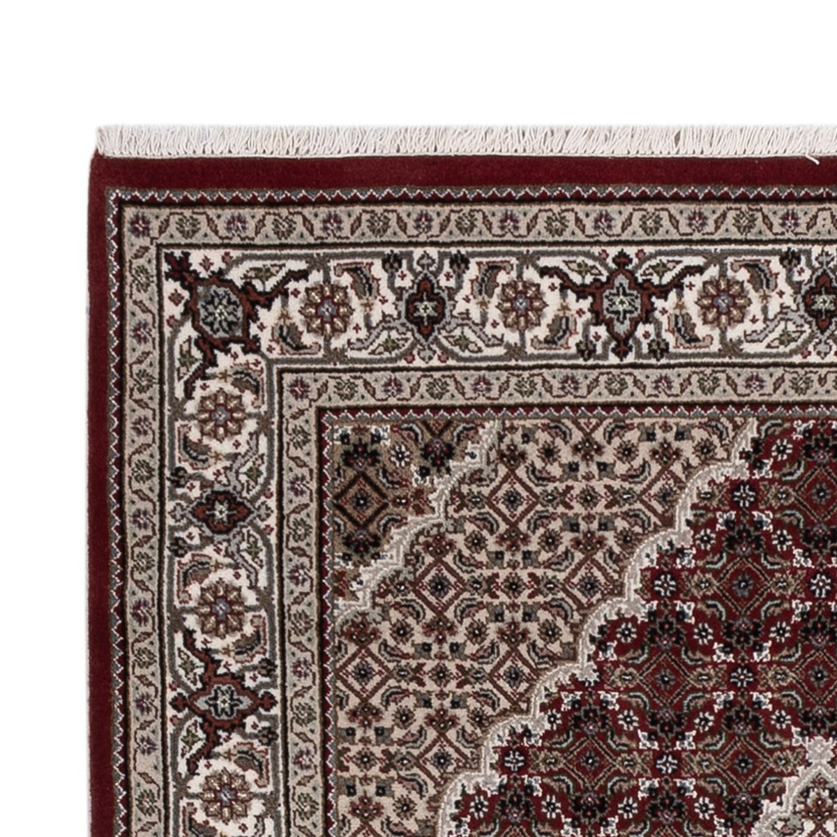 Tapis oriental - Tabriz - 187 x 123 cm - beige foncé